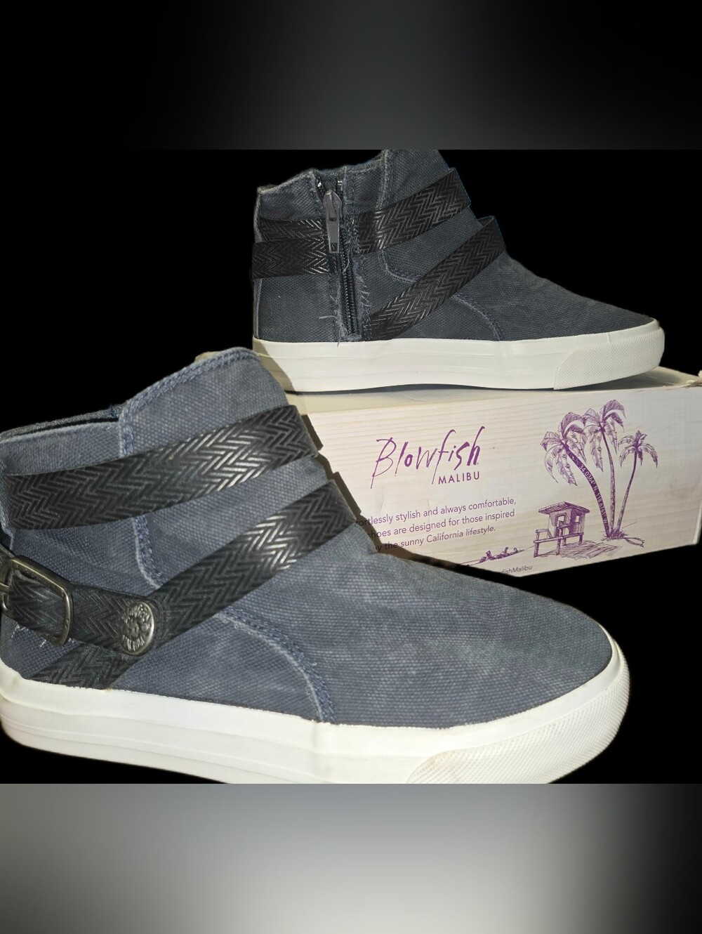 Blowfish Women’s Gray High-Top Sneakers